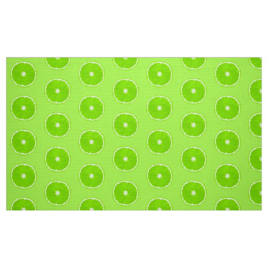 Pop-Kunst-Limone Scheiben - helles Limones Grün Stoff (Fat Quarter (45,7 x 55,9 cm))