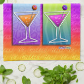 Pop-Kunst MARTINIS Küche - Bar TUCH (Gefaltet)