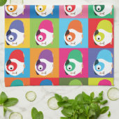 Pop-Kunst-Meerschweinchen Geschirrtuch (Gefaltet)