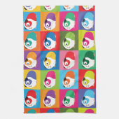 Pop-Kunst-Meerschweinchen Geschirrtuch (Vertikal)