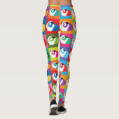 Pop-Kunst-Meerschweinchen Leggings (Rückseite)