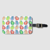 Pop-Kunst-Meerschweinchen-Muster Gepäckanhänger (Vorderseite (Horizontal))