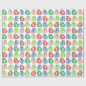 Pop-Kunst-Meerschweinchen-Muster Geschenkpapier (Flach)