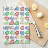 Pop-Kunst-Meerschweinchen-Muster Handtuch (Viertel Falte)