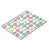 Pop-Kunst-Meerschweinchen-Muster Notizblock (Linke Seite)