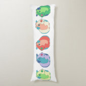 Pop-Kunst-Meerschweinchen-Muster Seitenschläferkissen (Vorderseite Vertikal)