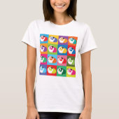 Pop-Kunst-Meerschweinchen T-Shirt (Vorderseite)