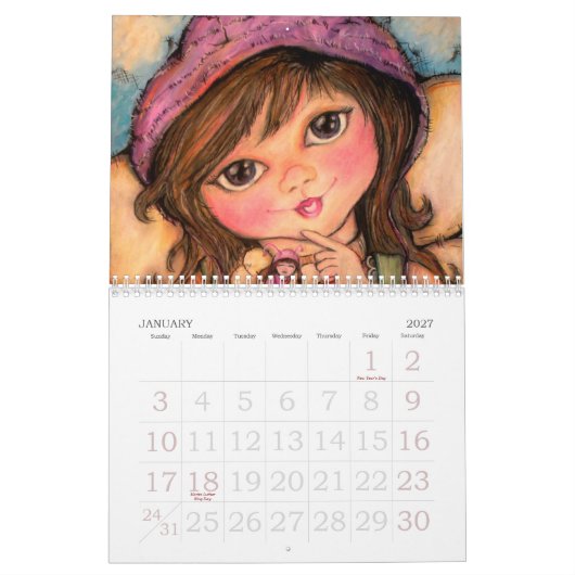 Pop-Kunst Minis beste Freund-Kalender 2012 Kalender (Jan 2027)