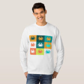 Pop-Kunst mit Krabben 6 T-Shirt (Vorne ganz)