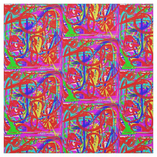 Pop-Kunst-Mod-abstrakter Entwurf Stoff (Muster)
