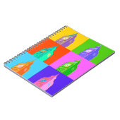 Pop-Kunst Neonbig Ben Notizblock (Linke Seite)