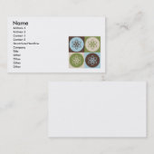 Pop-Kunst-nukleare Technik Visitenkarte (Vorne/Hinten)