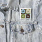 Pop-Kunst Origami Button (Beispiel)