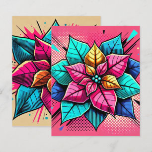 Pop Kunst Poinsettia Scrapbook