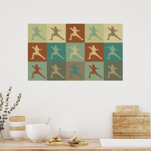 Pop Kunst Poster (Küche)