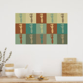 Pop Kunst Poster (Küche)