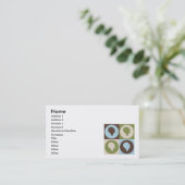 Pop-Kunst Rede-Sprachenpathologie Visitenkarte (Stehend Vorderseite)