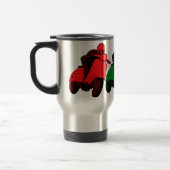 Pop-Kunst RGB-Roller Racer Reisebecher (Links)