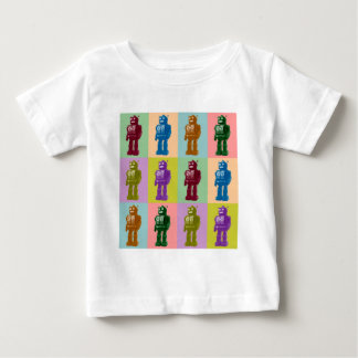 Pop-Kunst-Roboter Baby T-shirt