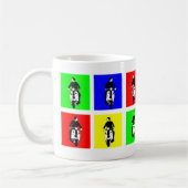 Pop-Kunst-Roller-Junge Kaffeetasse (Links)