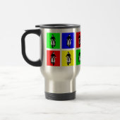 Pop-Kunst-Roller-Junge Reisebecher (Links)