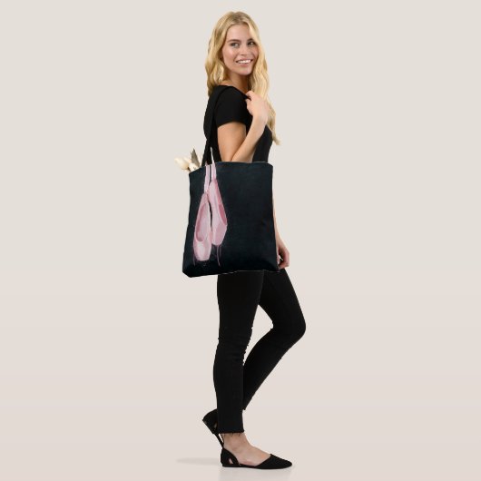 Pop-Kunst-Rosa-Ballett-Schuhe Tasche (Am Model)