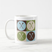 Pop-Kunst-Rudersport Kaffeetasse (Links)