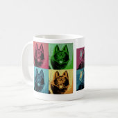 Pop-Kunst Schip Tasse (Vorderseite Links)