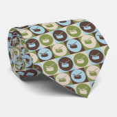 Pop-Kunst-Schlinge-Trommel Krawatte (Gerollt)