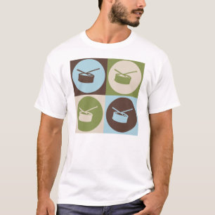 Pop-Kunst-Schlinge-Trommel T-Shirt