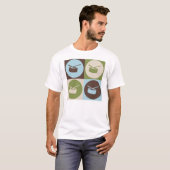 Pop-Kunst-Schlinge-Trommel T-Shirt (Vorne ganz)