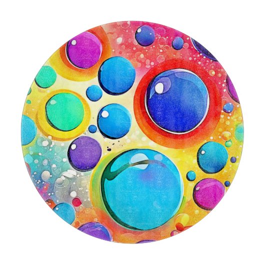 Pop-Kunst Schneidebrett (Vorderseite)