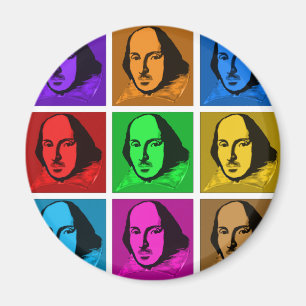 Pop-Kunst Shakespeare Magnet