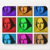 Pop-Kunst Shakespeare Mousepad (Vorne)