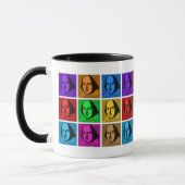 Pop-Kunst Shakespeare Tasse (Links)
