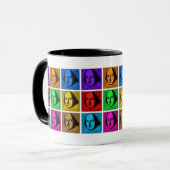 Pop-Kunst Shakespeare Tasse (Vorderseite Links)