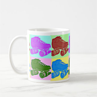 Pop-Kunst-Skate-Tasse Kaffeetasse