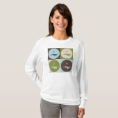 Pop-Kunst Skydiving T-Shirt (Vorne ganz)