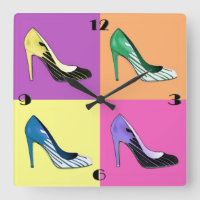 Pop-Kunst-Stilett pumpt,/Schuhe/hoch Heels