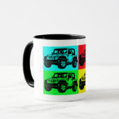 Pop-Kunst-Tasse Tasse (Vorderseite Links)