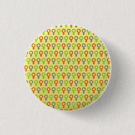 Pop-Kunst-Venus-Knopf Button