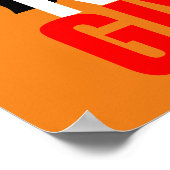 Pop Kunst verzichtet nie auf Erfolgsfußball Poster (Ecke)