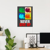 Pop Kunst verzichtet nie auf Erfolgsfußball Poster (Heimbüro)