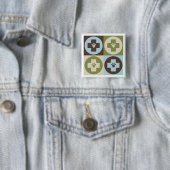Pop-Kunst-Veterinärmedizin Button (Beispiel)