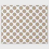 Pop-Kunst-Weihnachtsstern Geschenkpapier (Flach)