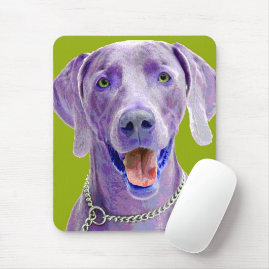 Pop KUNST Weimaraner Mousepad (Mit Mouse)