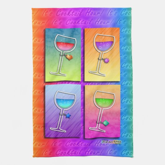 Pop-Kunst WEIN Küche - Bar TUCH (Vertikal)