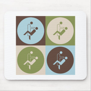 Pop-Kunst-zahnmedizinische Hygiene Mousepad