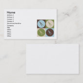 Pop-Kunst-zivile Technik Visitenkarte (Vorne/Hinten)