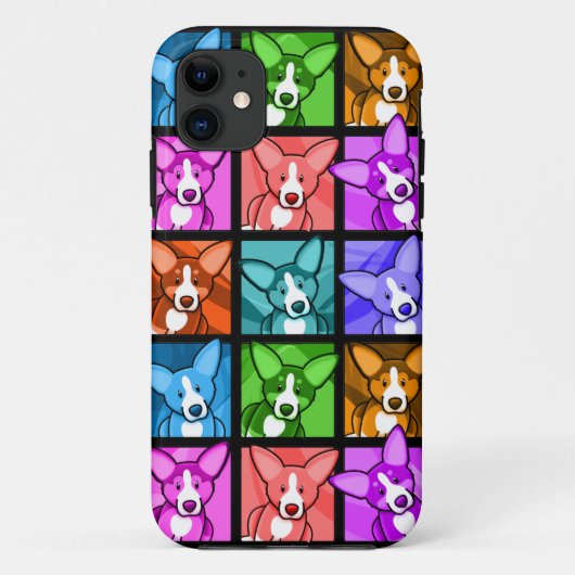 Pop-KunstCorgi iPhone 5 Fall Case-Mate iPhone Hülle (Rückseite)